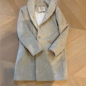 Wilfred Light Gray cocoon coat